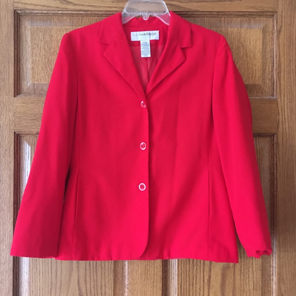 Red Sag Harbor Jacket 6 Petite